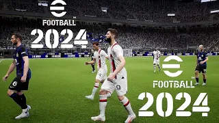 eFootball 2024-Ac Milan vs Inter Milan🔥EPIC DERBY | PS4 PRO GAMEPLAY |