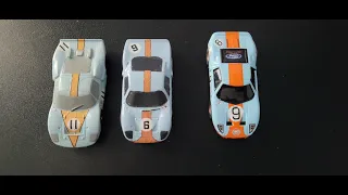 AFX vs Autoworld vs Resin  Ford GT 40 comparison Gulf  Livery