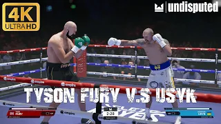 Tyson Fury V.S Oleksandr Usyk | Fight Simulation | Undisputed | 4K 60FPS