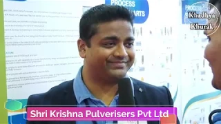 Shri Krishna Pulverisers - sharing their views at KhadhyaKhurak 2018 Golden Edition Exhibition