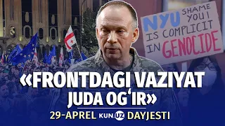 Sulh taklifini o‘rganayotgan HAMAS va Ukrainada keskinlashgan front — 29-aprel dayjesti