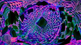 Three Degrees - 360 8K Psychedelic Animation