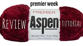 Aspen Yarn  (Bolster PIllow tutorial) Premier week 2021 Day 1