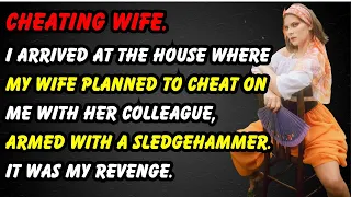 CHEATING WIFE.I caught my wife cheating and went there with a sledgehammer.