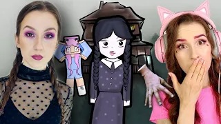 SPOTKAŁAM WEDNESDAY W MINECRAFT!😱🖤