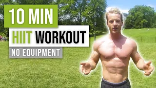 10 Minute HIIT Workout For Fat Loss No Equipment (TORCH YOUR FAT) | LiveLeanTV