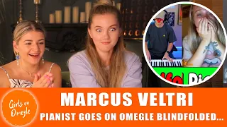 Girls On Omegle - Marcus Veltri - Pianist goes on Omegle BLINDFOLDED. Reaction