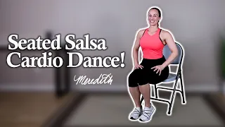 Senior Fitness - Quick Seated Salsa Cardio Dance! | Low Impact Workout For Beginners | 8 Min