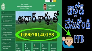 how to know ppb number in dharani portal