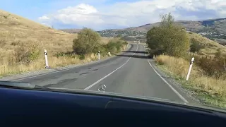 crossing the border Turkey to Georgia. crazy Georgian Taxi driver