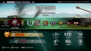 World of Tanks - PS4 - Leopard PT A - 1st Class - *** 3rd Mark of Excellence / Wot Console