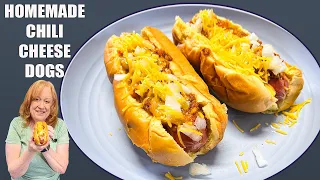 CHILI CHEESE DOGS Flavorful Homemade Easy Chili