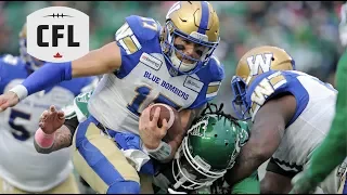 CFL Recap: Winnipeg at Saskatchewan - wk.17 2019