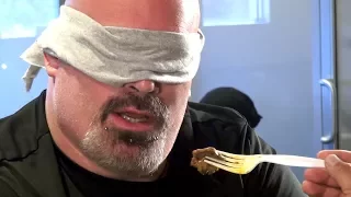 WWE Performance Center coaches take part in a blind taste test of authentic Chinese cuisine