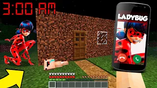 QUIEN LLAMO A BEBE NOOB A LAS 3 AM ¿ MIRACULOUS LADYBUG?  - MINECRAFT TROLL + ROLEPLAY