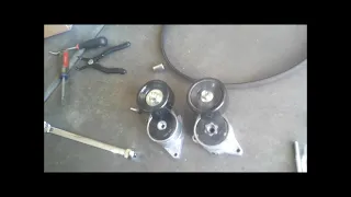 2015 ACURA RDX REPLACE DRIVE BELT AND BELT TENSIONER