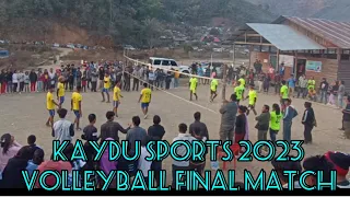 KAYDU Sports 2023// Boys Volleyball Final Match//Lhungjang YC 🆚 Lungouhao Memorial Team Ankhumbung