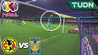 ¡TIENE QUE VOLAR! Santiago evita el gol | América 0-0 Tigres | Campeón de Campeones Femenil | TUDN