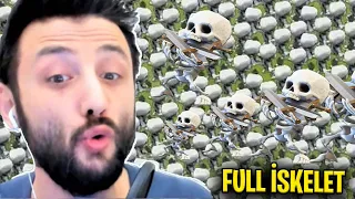 FULL İSKELETLİ DESTE ile OYNADIM  !! Clash Royal 46