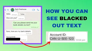 How you can see blacked out text!