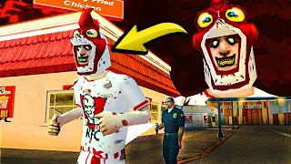 Esto me pasó al venir Al Restaurante MALDITO de KFC en el GTA San Andreas!