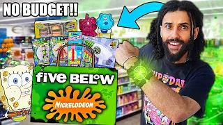 I Bought EVERY NICKELODEON PRODUCT AT FIVE BELOW.. I FOUND A FULL BEN 10 COLLECTION! (IN STORE HUNT)