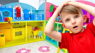 Vania Mania Kids Build a Giant Dollhouse for Alex + More Videos for Children