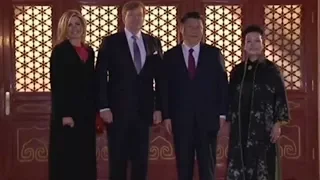 Chinese President Xi meets Dutch King Willem-Alexander