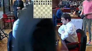 Exciting Opening Magnus Carlsen VS Maxime Lagrave at Blitz Chess 2017