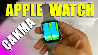 ÇAKMA APPLE WATCH'LA OYUN OYNADIM 😱 WATCH 7 PLATİNUM / TG37 PRO İNCELEMESİ | APPLE LOGOLU REPLİKA 😍