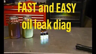 FAST and EASY way to find oil leaks