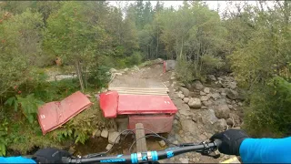 Average Cabbage pinballing down Fort William World Cup Track.