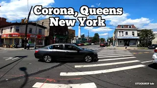 4K⁶⁰||WALKING FROM 101ST ST. & RADCLIFFE AVE. TO 99TH ST CORONA||QUEENS||NEW YORK (August 5, 2020)