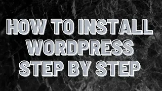 How to install WordPress Locally  on your PC (and practice making your website) I Install WordPress