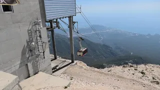 Olympos Teleferik - Tahtali  mountain  -Tekirova Kemer Turkey 4K