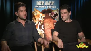 Ice Age Collision Course Interview Josh Peck sections from Rotten Tomatoes   Get Frozen & Acorn Love