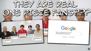 THEY ARE REAL ONE PIECE FANS??? | One Piece Netflix Cast Answer 50 One Piece Questions Reaction