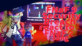 🇺🇸🇷🇺 Fnaf 9 Security Breach reacts to It's been so long (The livingTombstone) [Gachaclub] Rus/Eng