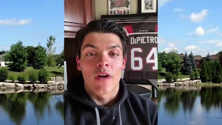 Greetings from Michael DiPietro, drafted Goaltender for the Vancouver Canucks.