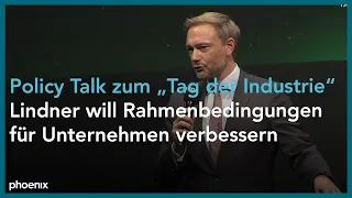 Policy Talk zum "Tag der Industrie" mit Christian Lindner und Norbert Walter-Borjans am 06.10.20