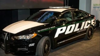 This is the Ford Police Responder Hybrid Sedan, the first pursuit rated hybrid cruiser