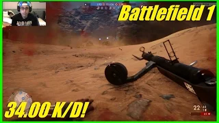 Battlefield 1 - Don't mess with Sally! | 34.00 K/D! | Automatico and MP18!