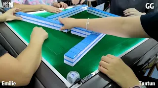 【三番起糊 香港麻雀】【久違既做牌!第一個東!】TRADITIONAL HONG KONG MAHJONG