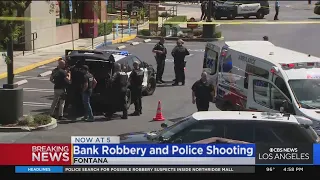 Fontana police fatally shoot bank robbery suspect