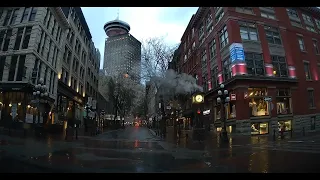 Driving through Downtown Vancouver during COVID-19 Outbreak - March 26th 2020