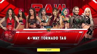 WWE 2K23 Women's Universe Mode Week 2 Monday Night Raw