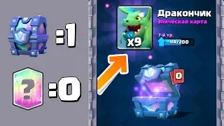 Clash Royale - В какой день не выпадают легендарные карты