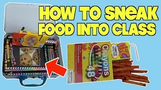 Clever Ways To Sneak Food and Candy Into Class Using School Supplies - SCHOOL LIFE HACKS | Nextraker