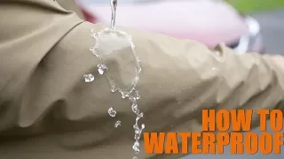 How To Easily Waterproof Your Stuff