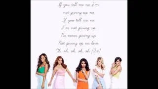 The Saturdays - Not Giving Up Lyrics